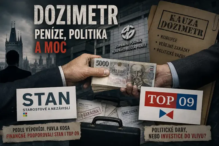 Dozimetr a peníze pro STAN a TOP 09