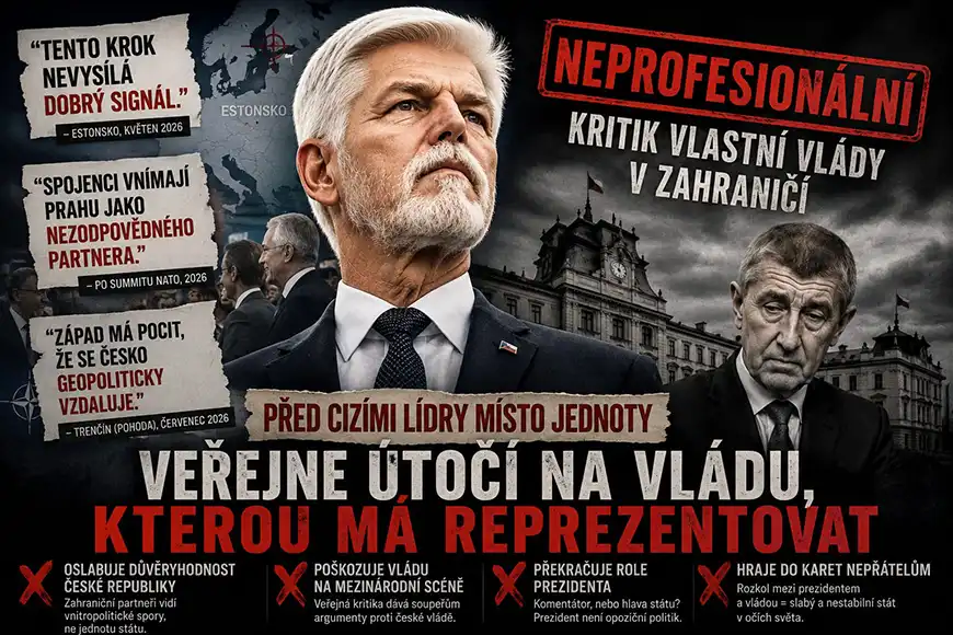 Když prezident kritizuje, oslabuje Českou republiku!