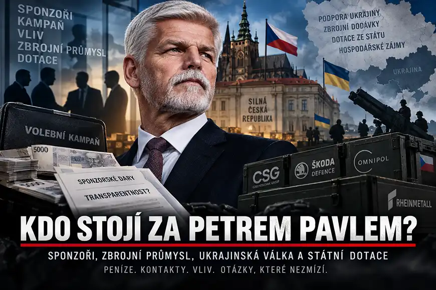 sponzori Sponzoři Petra Pavla – financování kampaně, Ukrajina, zbraně a státní dotace